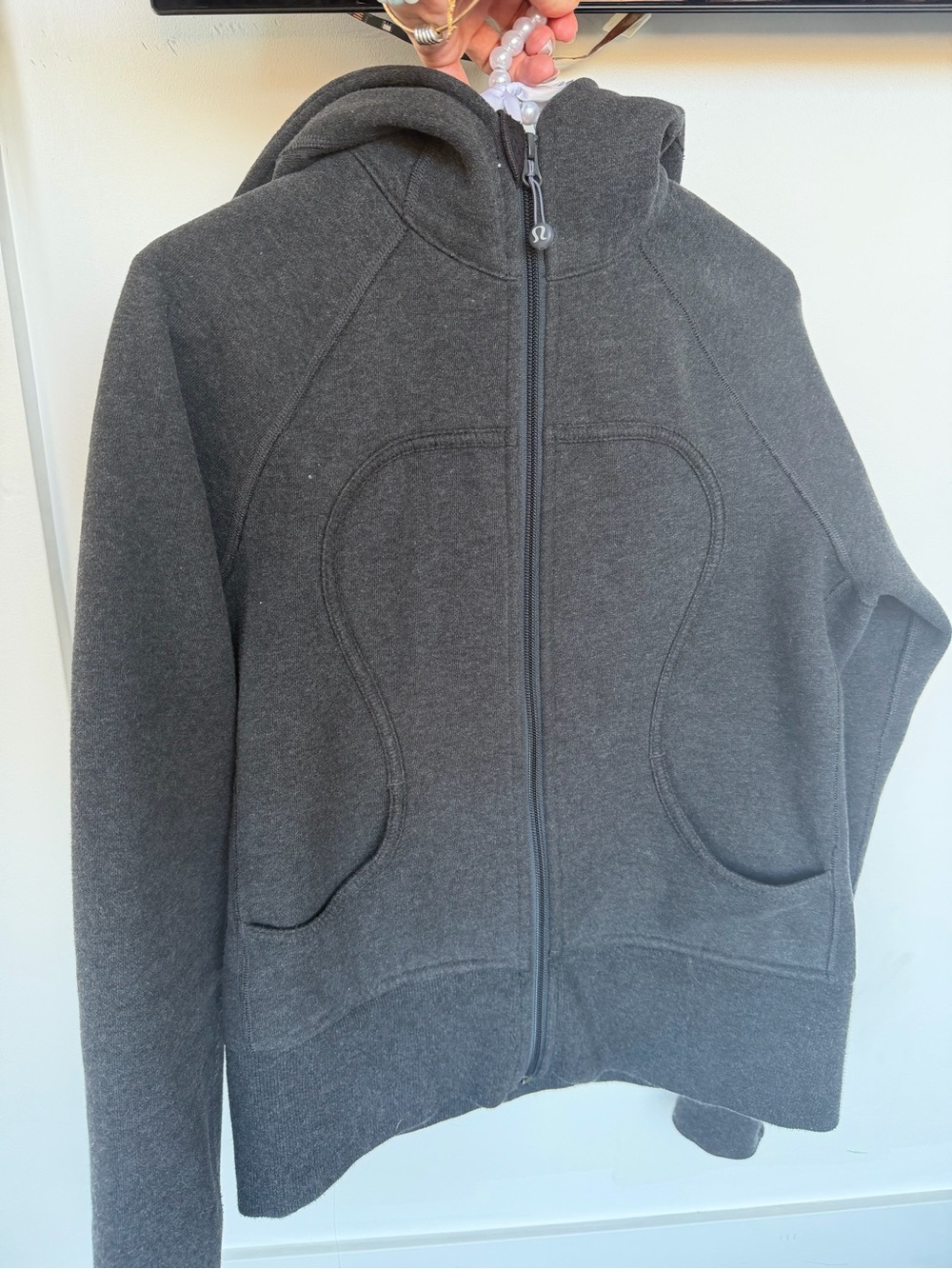 Lululemon Women’s Dark Charcoal Full-Zip Hoodie